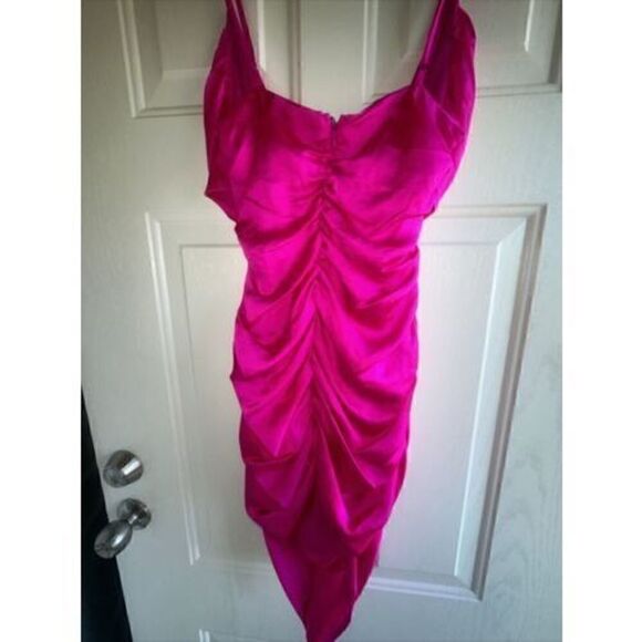 Women's Sleeveless Mesh Bodycon Dress - Size Small Wild Fable Pink - Picture 3 of 4